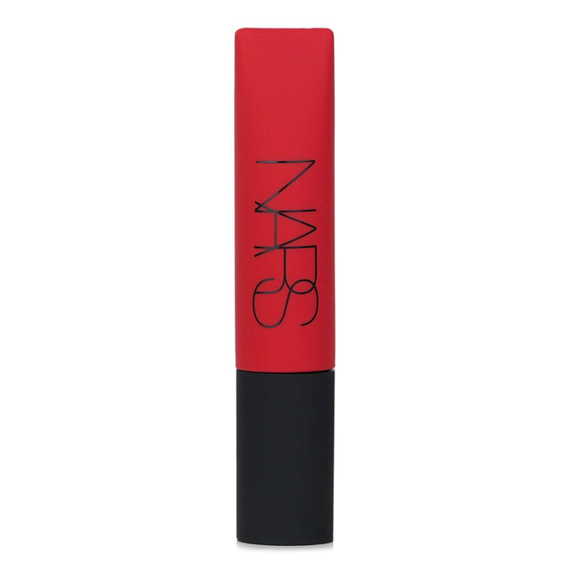 NARS Air Matte Lip Color in #Pin Up, a lightweight brick red with a creamy, cushiony finish for effortless application.