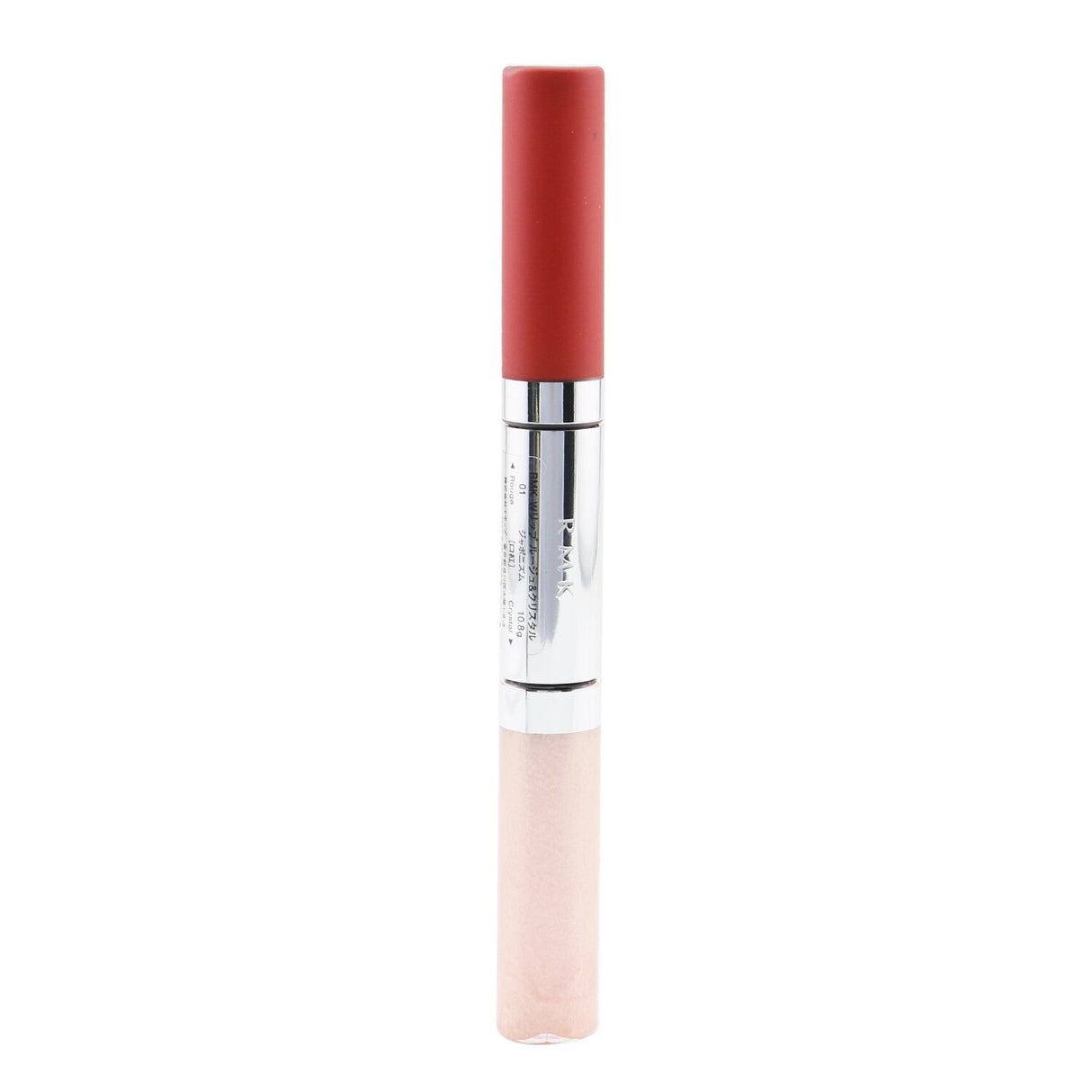 RMK W Lip Rouge & Crystal #01 Japonisme features a vibrant matte rouge and lustrous gloss for versatile lip looks.