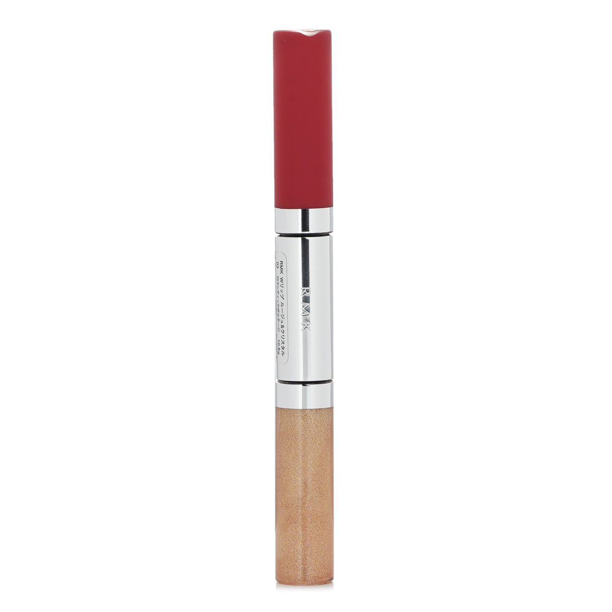 Dual-ended RMK Lip Rouge & Crystal #03 features a rich matte rouge and glossy finish for captivating, expressive lips.