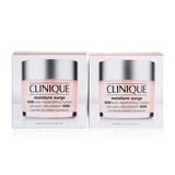 Clinique Moisture Surge Duo Pack featuring two 200ml tubs of gel-cream moisturizer for ultimate 100-hour hydration.