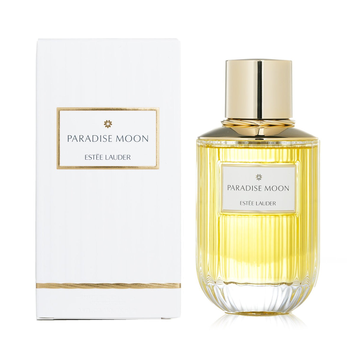 Estee Lauder Paradise Moon Eau De Parfum Spray 100ml features lush Osmanthus flowers, cistus oil, and a leather accord.