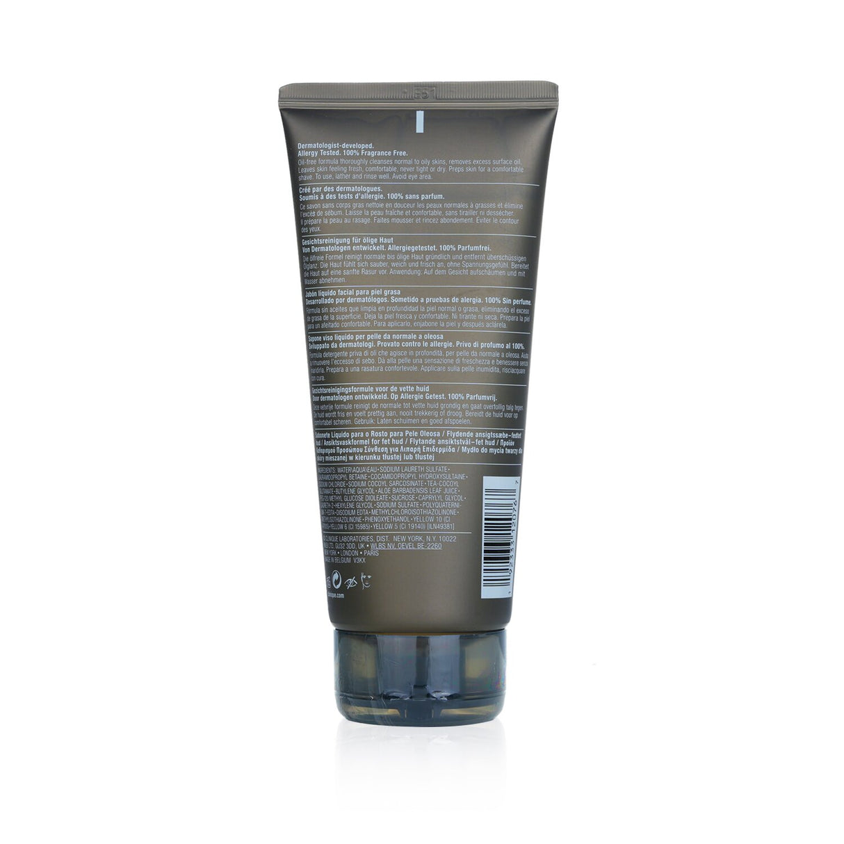 Clinique Face Wash for oily skin, 200ml, oil-free cleanser that removes excess oil and preps skin for a smooth shave.