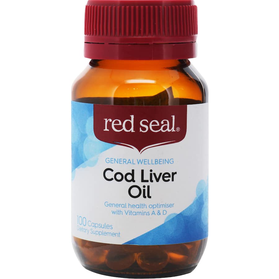 Red Seal Cod Liver Oil  Capsules 100pack