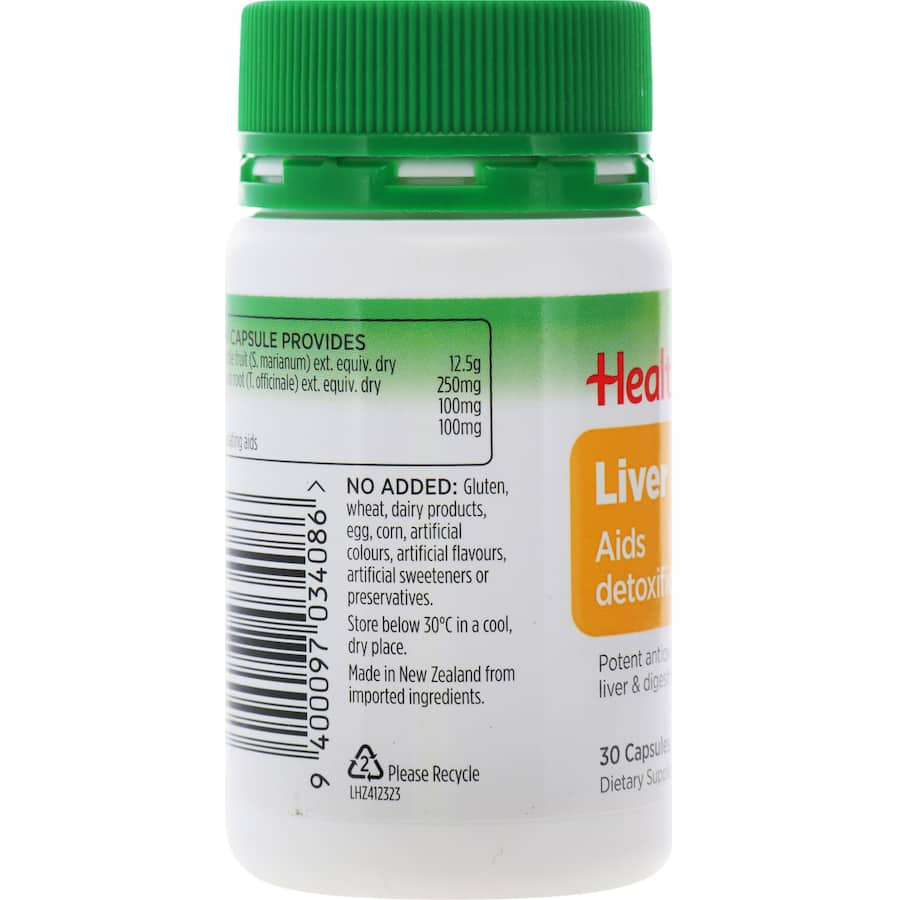 Healtheries Dietary Supplement Liver Aid Capsules 30pack