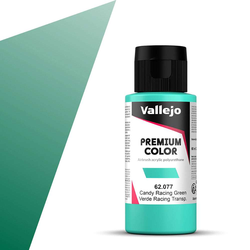 Vallejo - Premium Colour - Candy - Racing Green 60ml - Model Paint