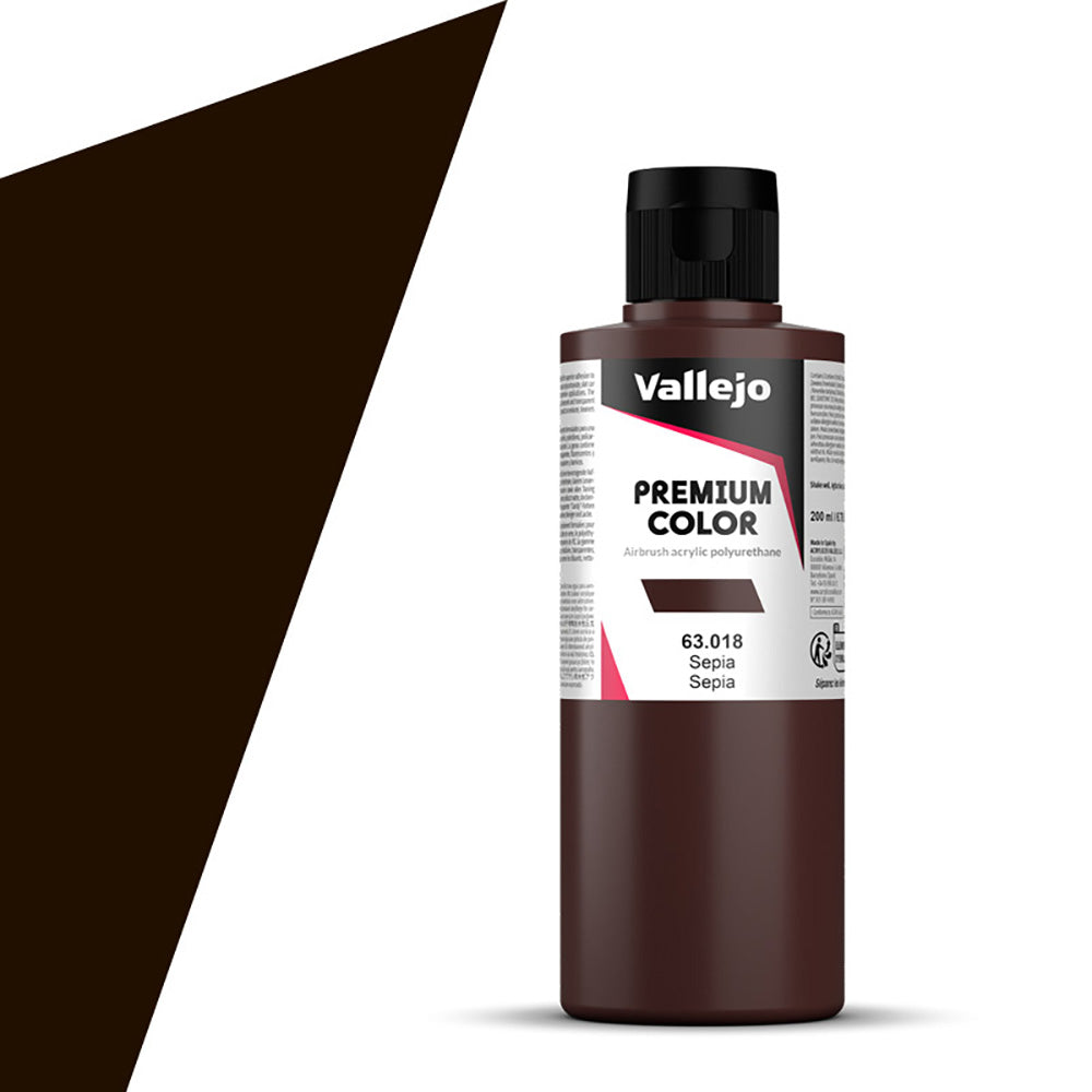 Vallejo - Premium Colour - Opaque - Sepia 200ml