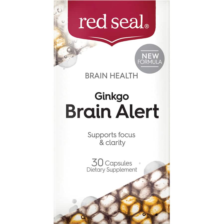 Red Seal Ginkgo Brain Alert Capsules 30pack