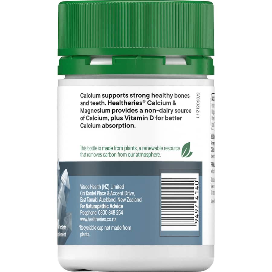 Healtheries Calcium & Magnesium 1000mg Tablets 50pack