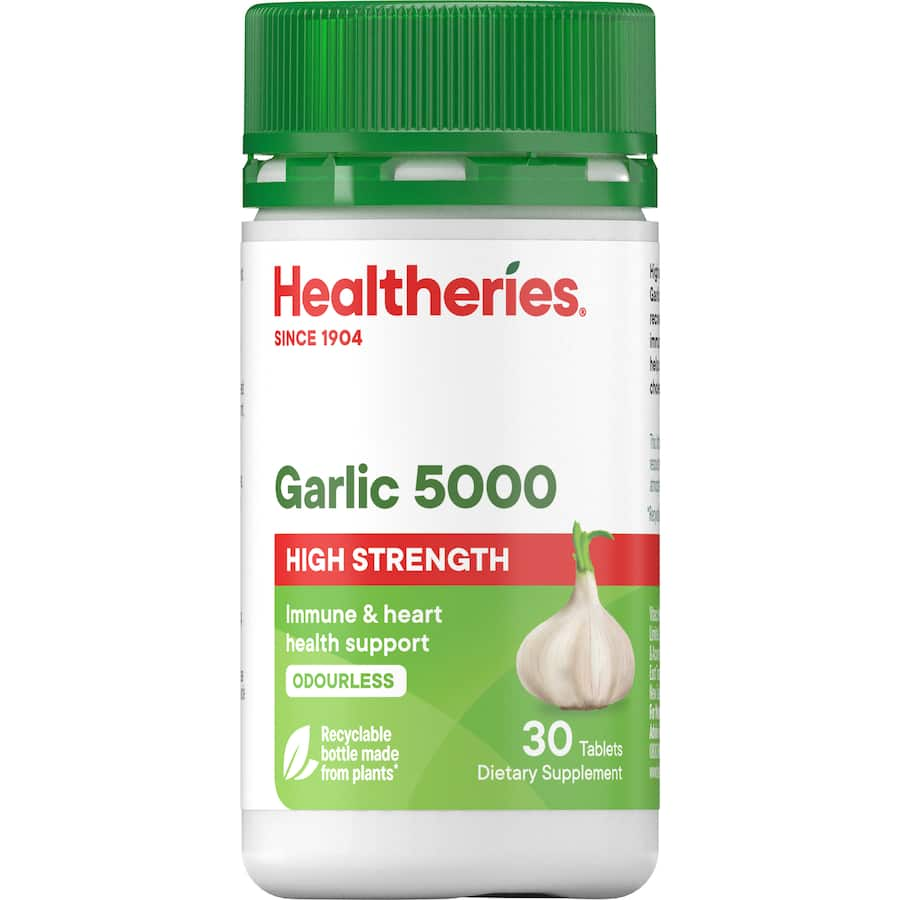 Healtheries Dietary Supplement Garlic Odourless 5000mg