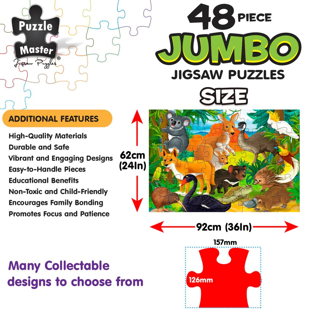 Puzzle - BMS - Aussie Animals Floor Puzzle