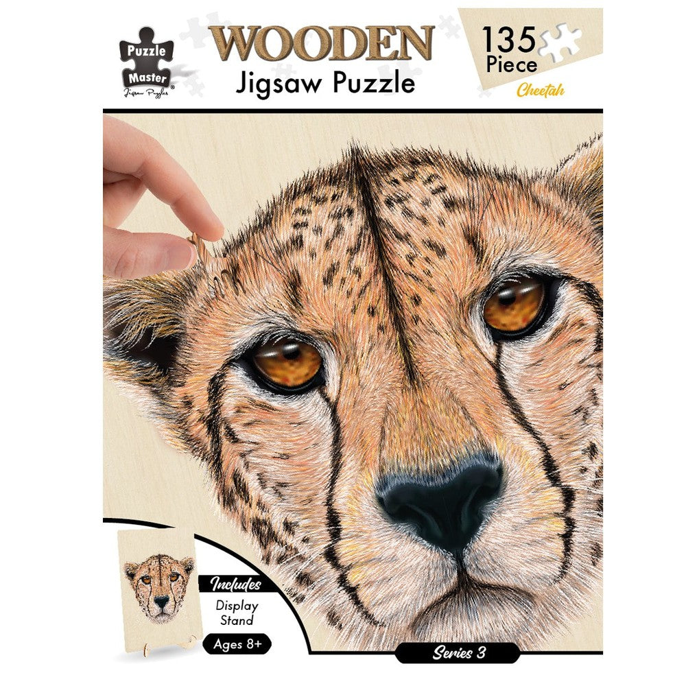 Puzzle - BMS - Cheetah Wooden Jigsaw 127Pc