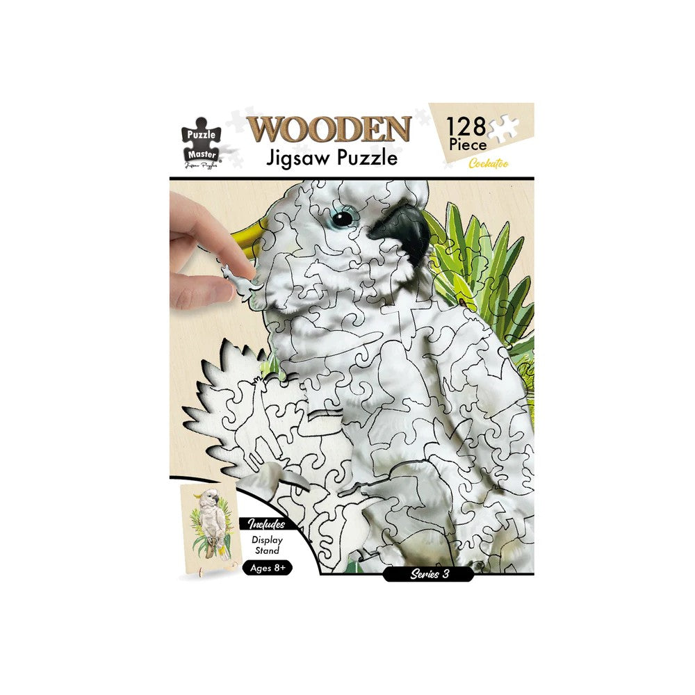 Puzzle - BMS - Cockatoo Wooden Jigsaw 133Pc