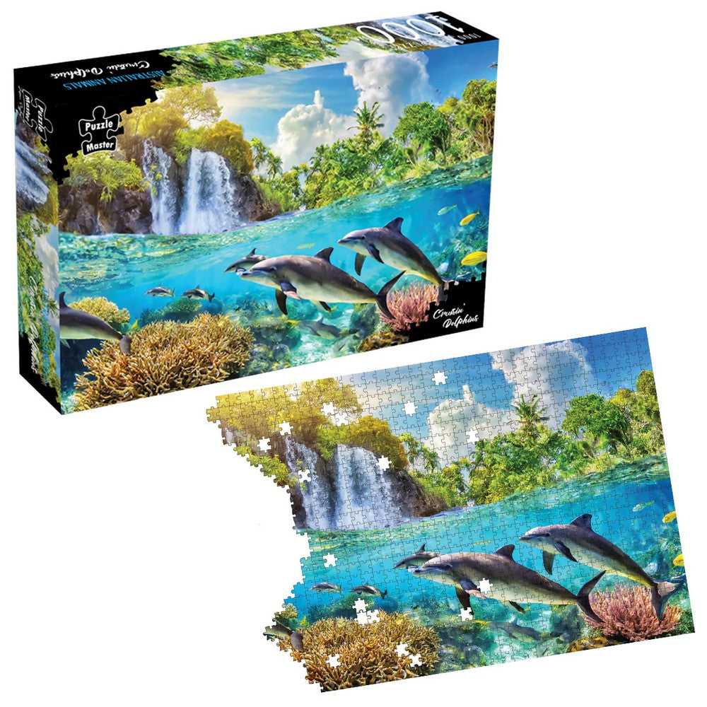 Puzzle - BMS - Cruisin' Dolphins Jigsaw 1000P