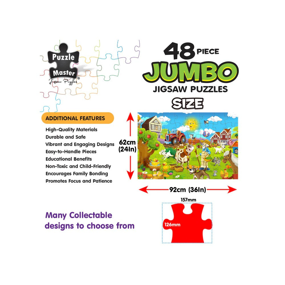 Puzzle - BMS - Farmyard Friends Jumbo Fl Puz