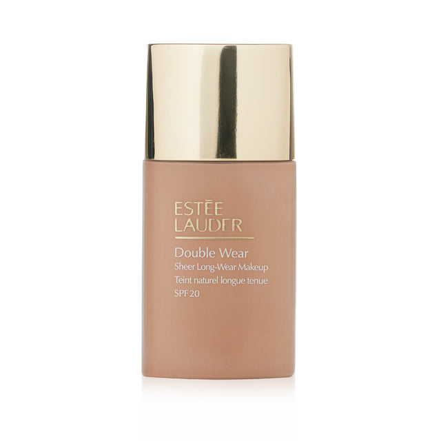 Estee Lauder Double Wear Sheer Foundation in shade # 3C2 Pebble, 30ml, offers SPF 20, long-lasting coverage with a matte finish.