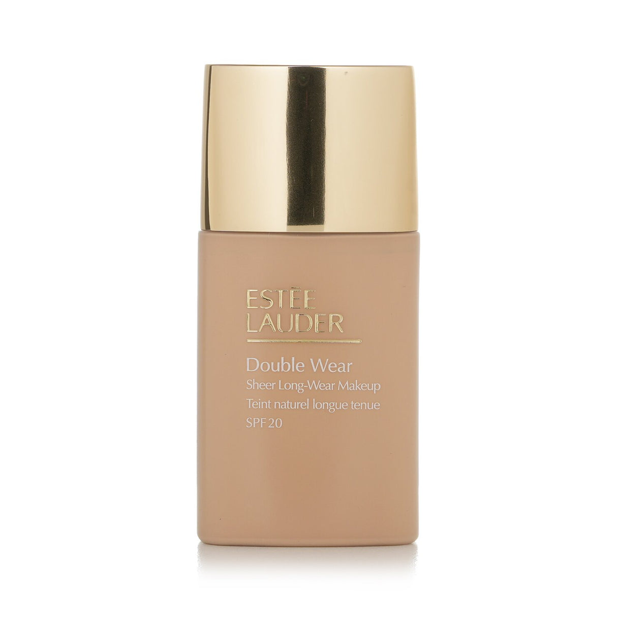 Estee Lauder Double Wear Sheer Makeup SPF 20 in #1N2 Ecru, a lightweight foundation for a natural, radiant finish.