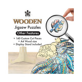 Puzzle - BMS - Lion 2 Wooden Jigsaw 124Pc