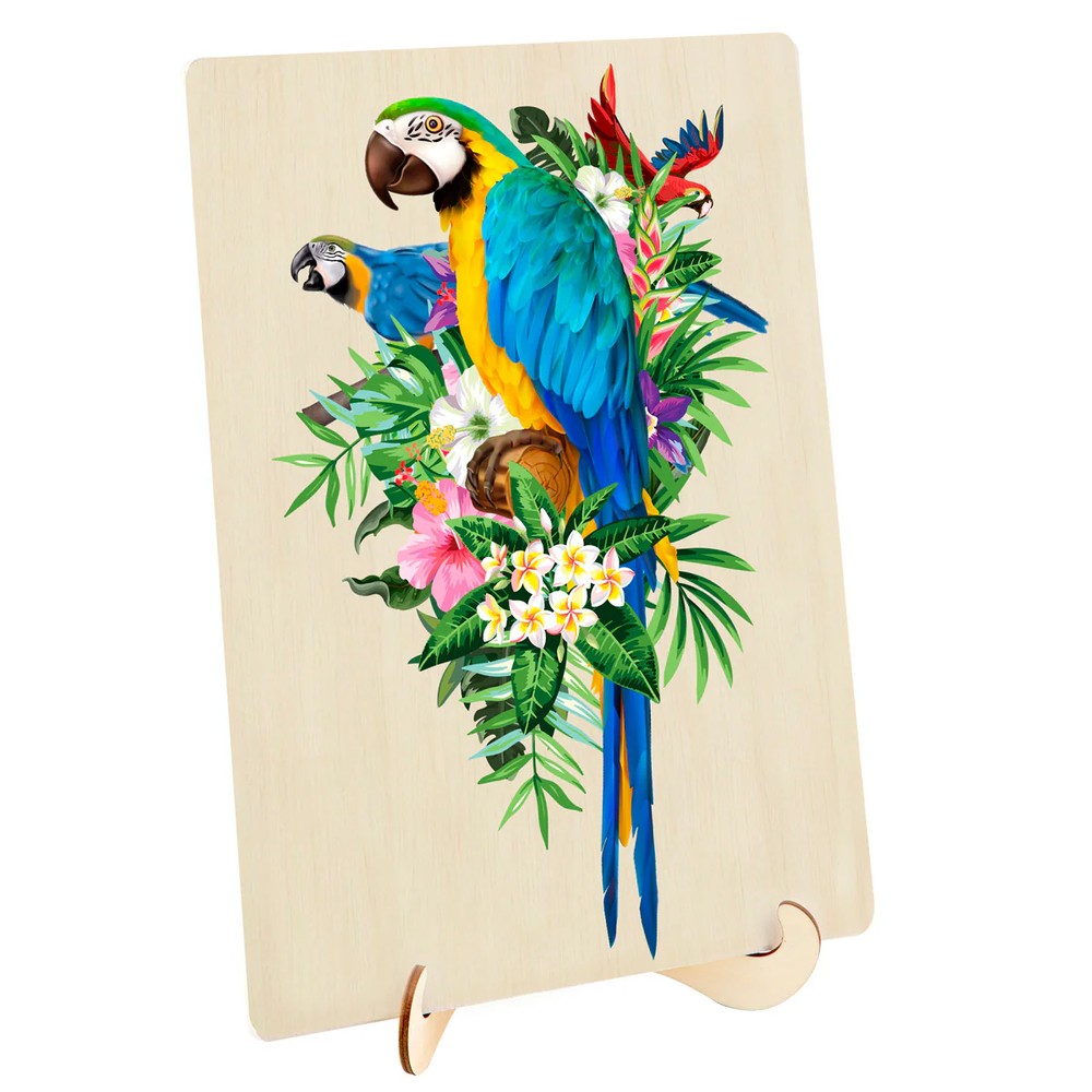Puzzle - BMS - Macaws Wooden Jigsaw 127Pc