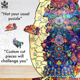 Puzzle - BMS - Owl Wooden Jigsaw 129Pc