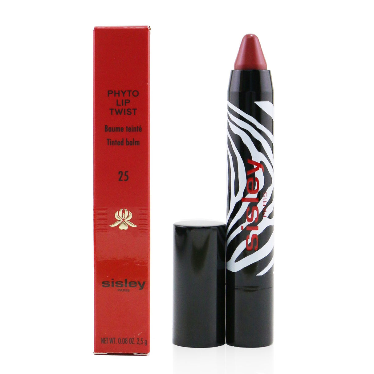 Sisley - Phyto Lip Twist - # 25 Soft Berry  - 2.5g/0.08oz