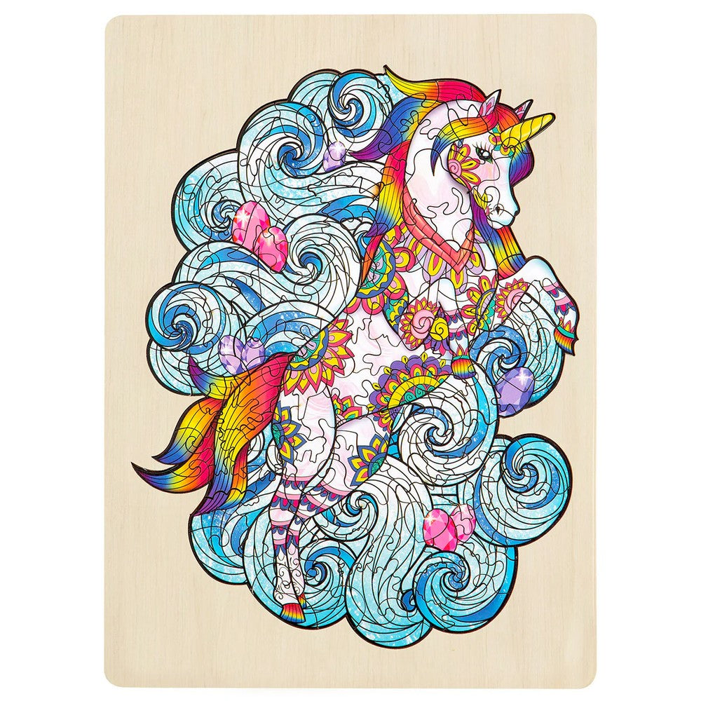 Puzzle - BMS - Unicorn Wooden Jigsaw 129Pc