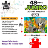 Puzzle - BMS - Wild Animals Floor Puzzle