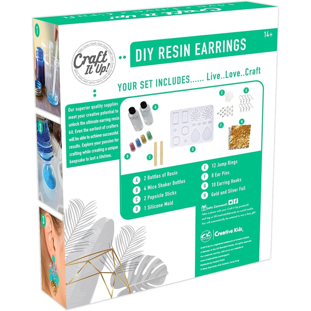 Resin Earrings Diy Kit