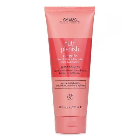 Nutrient-rich Aveda Curl Gelee enhances curl definition, hydrates, reduces frizz, and provides light hold for all curl types.