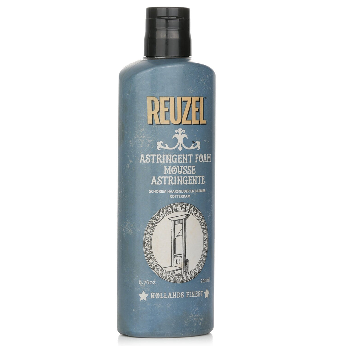 Reuzel Astringent Foam 200ml, a vegan facial cleanser for men, removes dirt and oil, soothes with Witch Hazel, and refreshes skin.