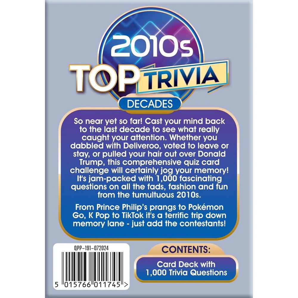 Top Trivia Decades - 2010's