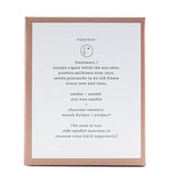 Amber + Smoke candle in unique ceramic vessel, hand-poured soy wax, delivers soothing fragrance and charming decor.