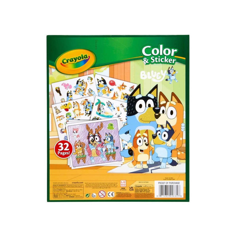 Bluey Colour & Sticker
