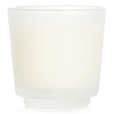 Voluspa Petite Pedestal Candle in Spiced Goji Tarocco Orange, 72g, features a luxurious electroplated glass for a cozy ambiance.