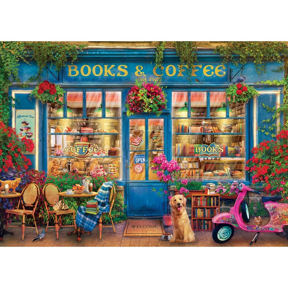 Puzzle - Eurographics - Books & Coffee 1000pc