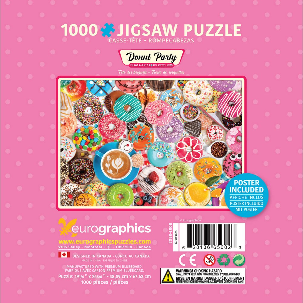 Puzzle - Eurographics - Donut Party 1000pc *Tin*