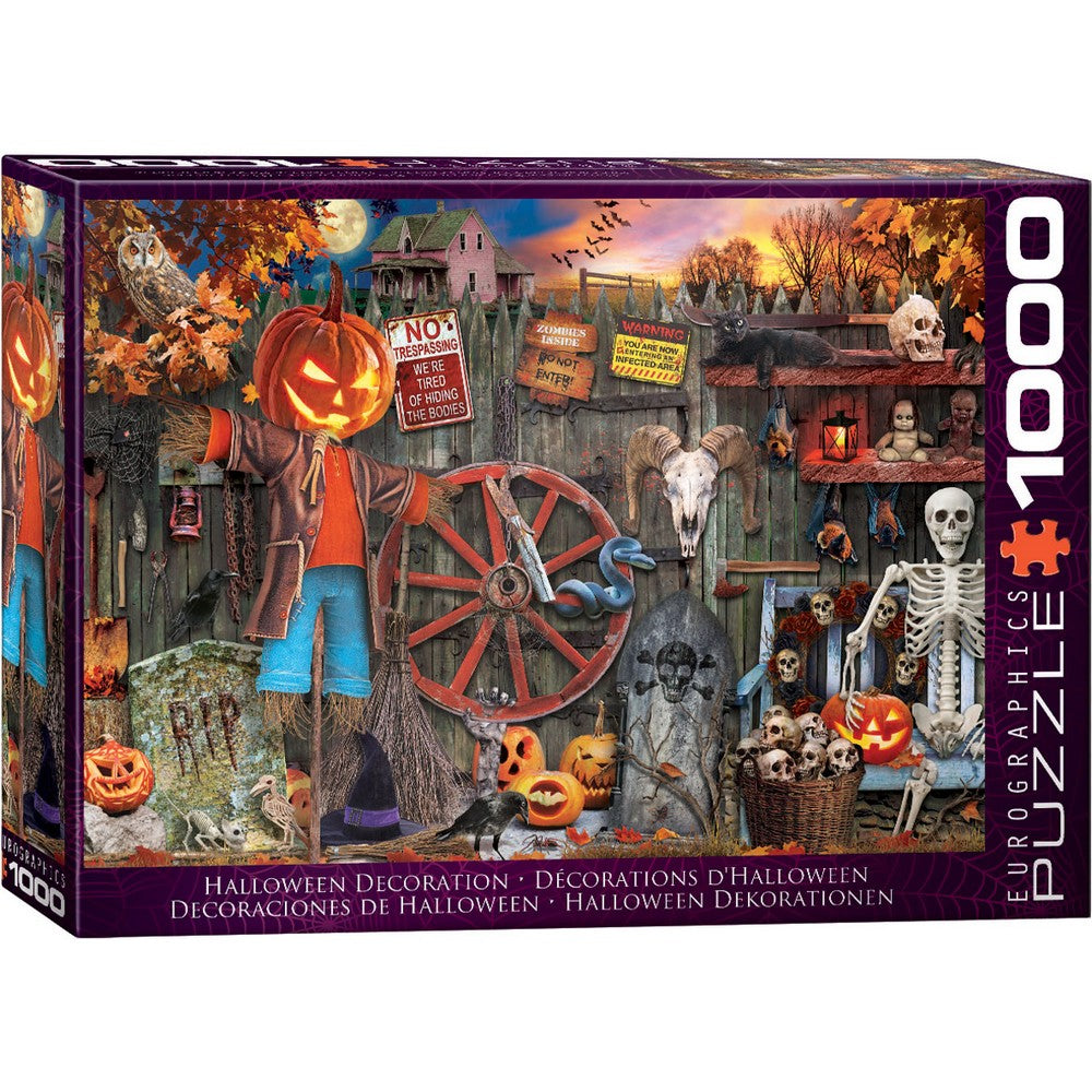 Puzzle - Eurographics - Halloween Decorations 1000pcs