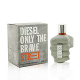 Diesel Only The Brave Street Eau De Toilette for men, featuring fresh bergamot, spicy licorice, and warm vanilla notes.