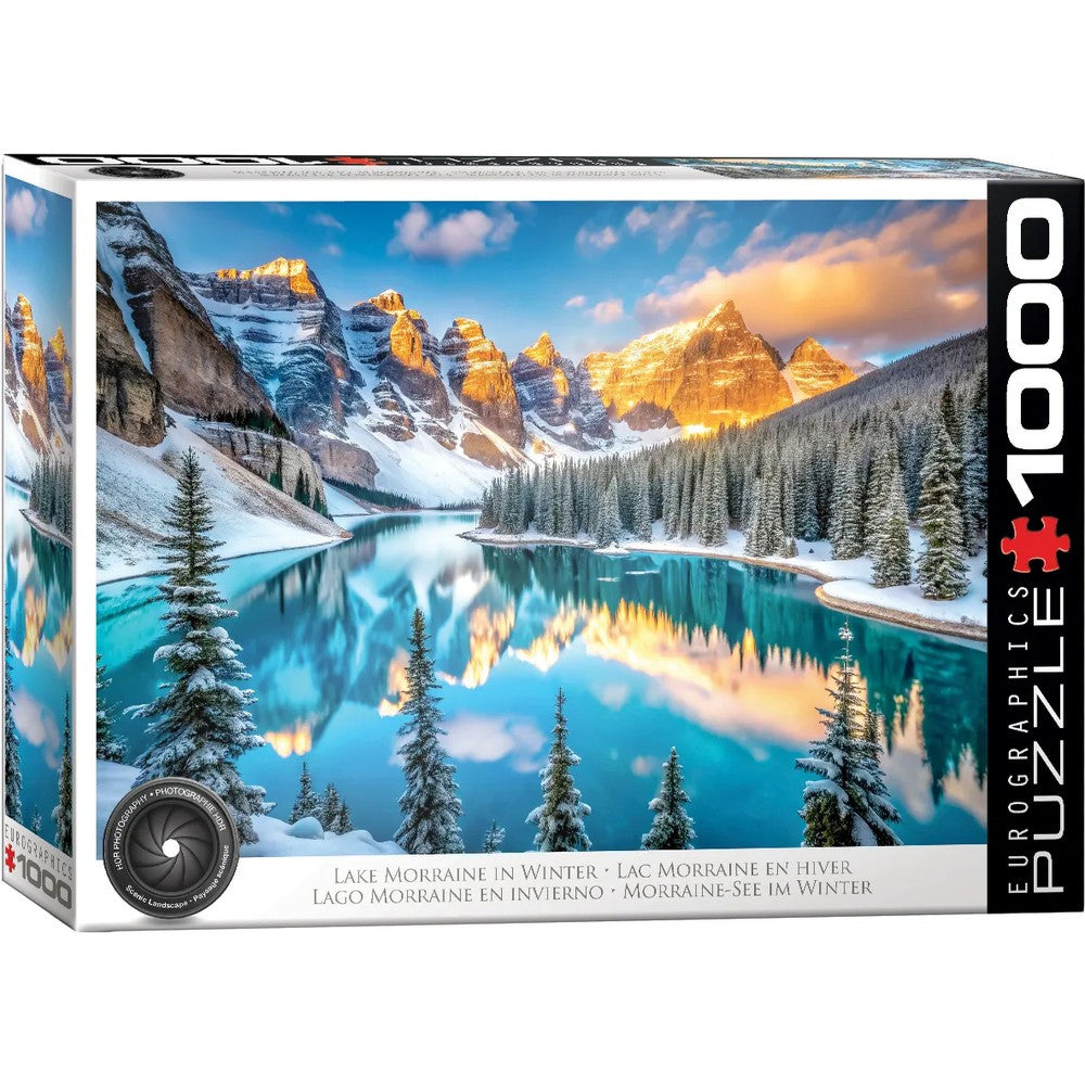 Eurographics - Lake Morraine Winter 1000 Piece - Jigsaw Puzzle