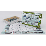 Puzzle - Eurographics - Modern Warplanes 1000pc