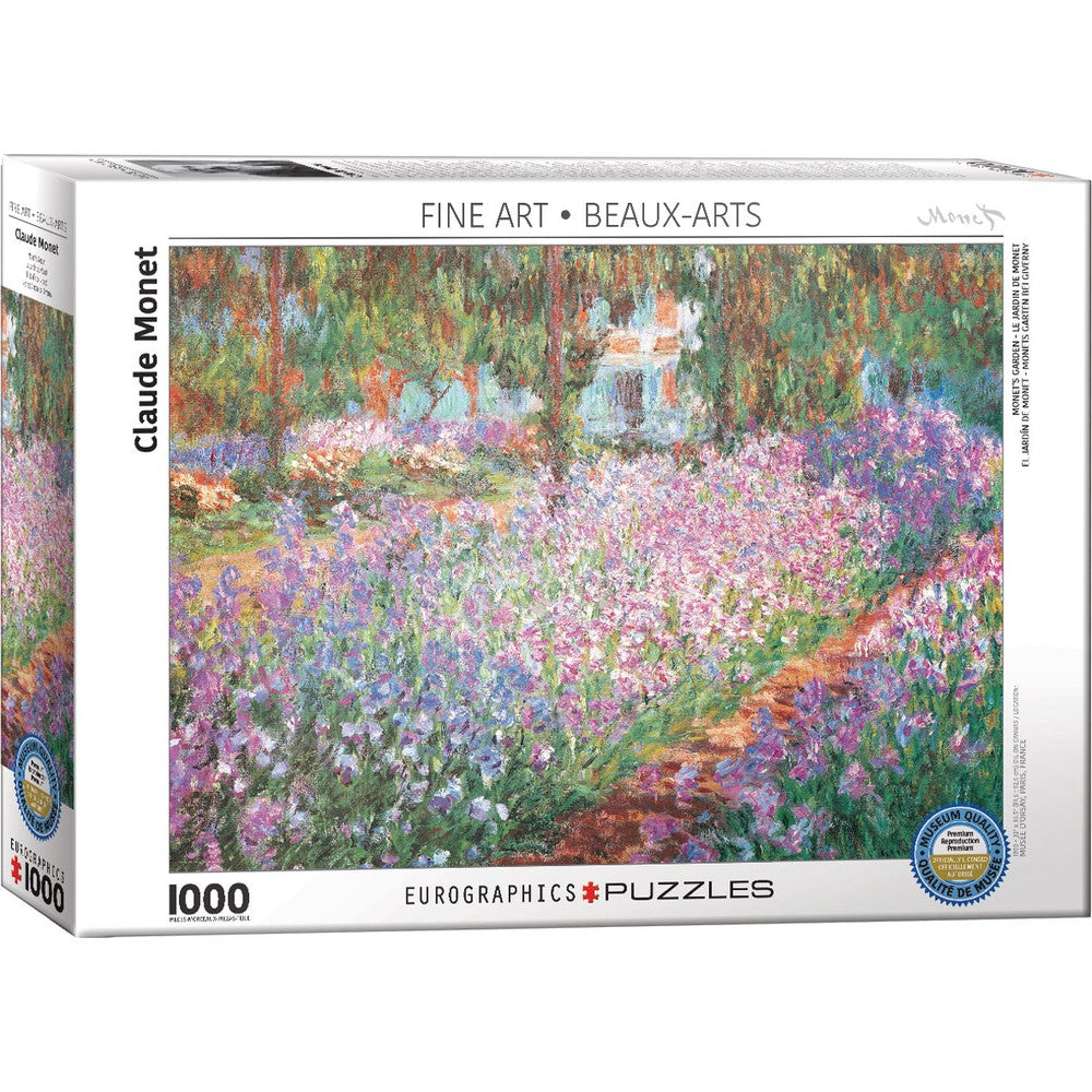 Eurographics - Monet; Monet's Garden 1000 Piece - Jigsaw Puzzle
