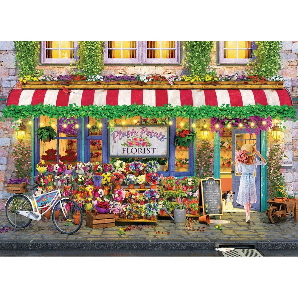 Puzzle - Eurographics - Plush Petals Florist 1000pc