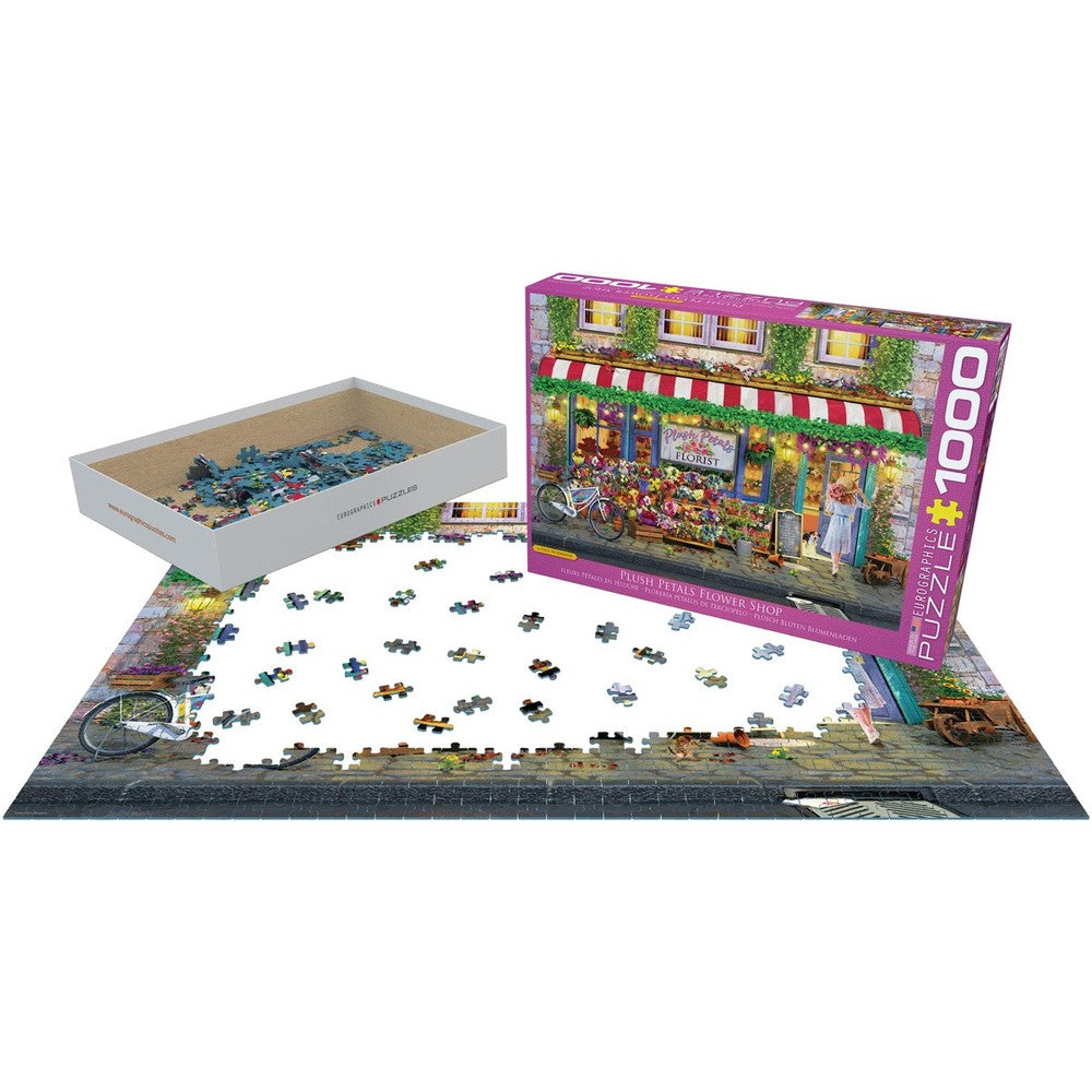 Puzzle - Eurographics - Plush Petals Florist 1000pc