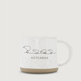Moana Road - Kiwi Ceramic Mug - Stone - 2 units