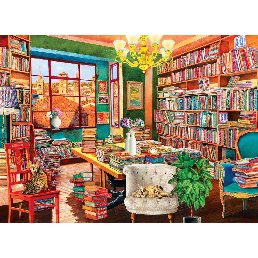 Puzzle - Eurographics - The Old Library 1000pc