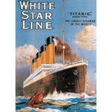 Puzzle - Eurographics - Titanic White Star Line 1000pc