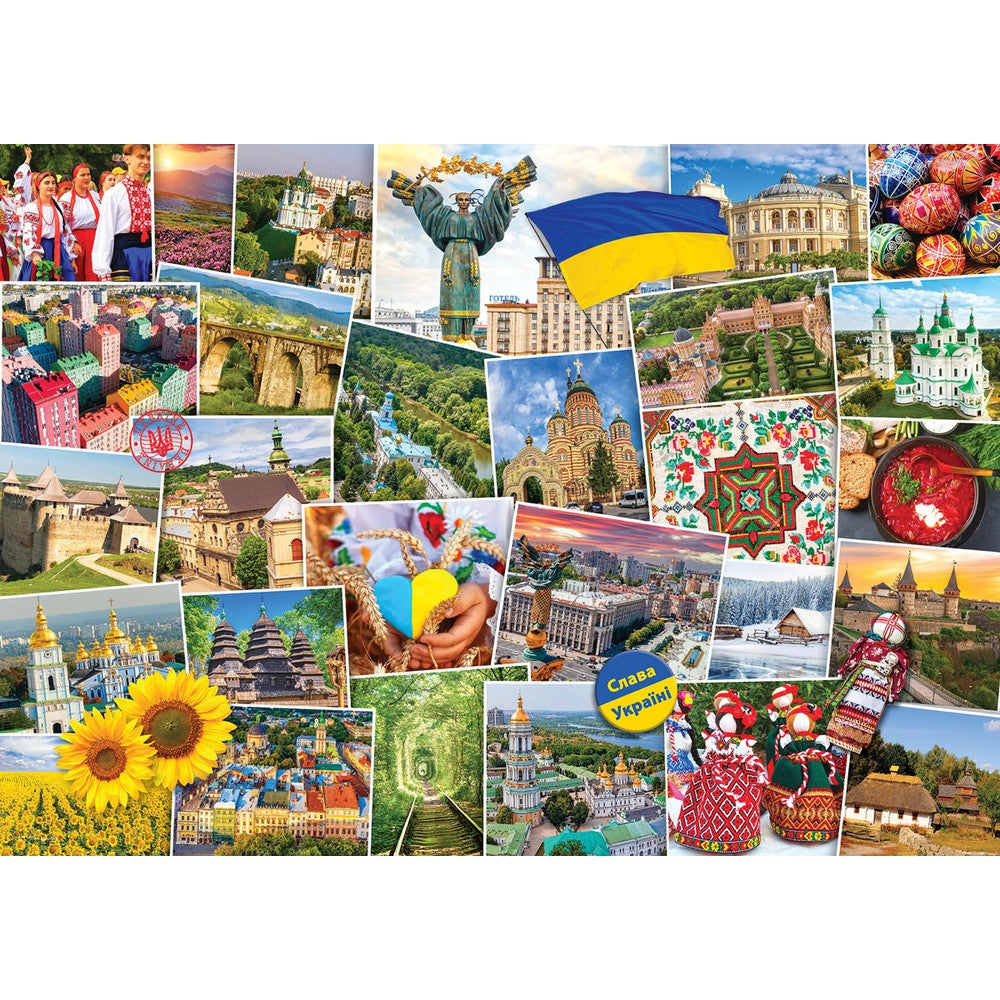 Puzzle - Eurographics - Ukraine Globetrotter 1000pc