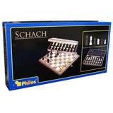 Chess;Folding Wood 38Cm (Philos