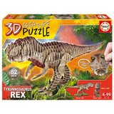 Puzzle - 3D - Creature - T-Rex