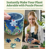 Puzzle - 3D - Flowerpot - Bird Of Paradise