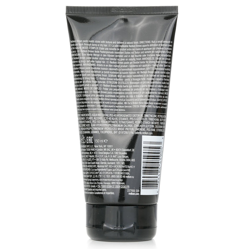 Redken - Redken Brews Work Hard Molding Paste (Maximum Control/Natural Finish)